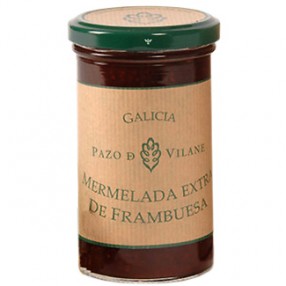 PAZO DE VILANE Mermelada extra de frambuesa frasco 300 grs